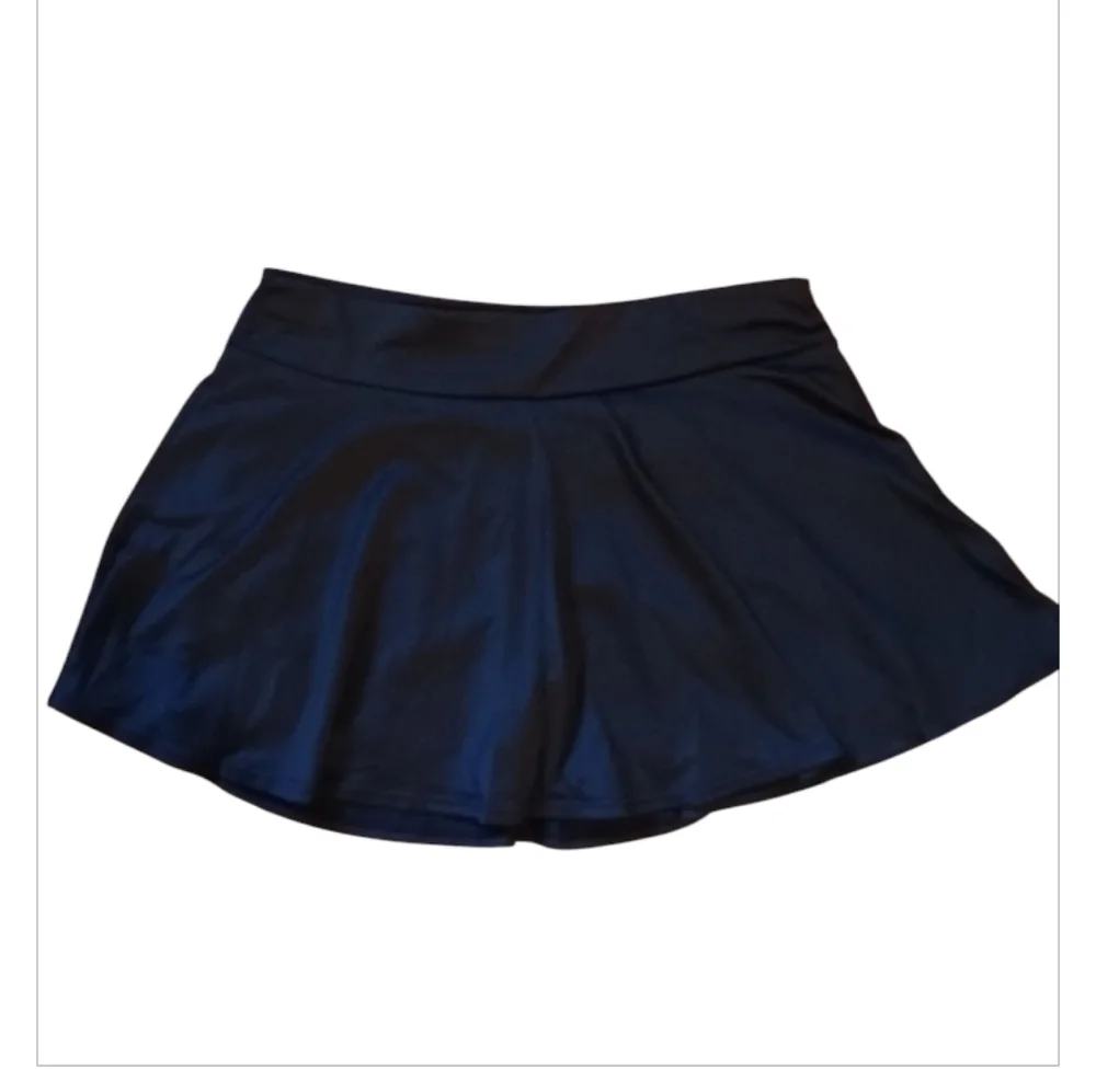 Black Skater Flowy Skort NWOT
